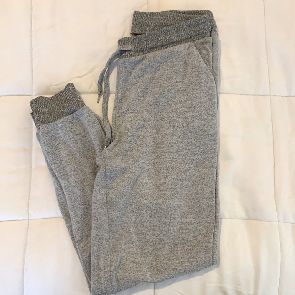 Gray Marled Joggers